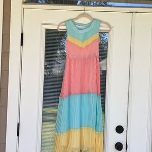 Multicolor spring dress